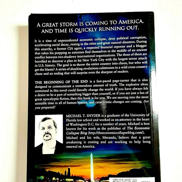The Beginning of the End Prophecy End Times Thriller Fiction Book Michael Snyder - Picture 2 of 8